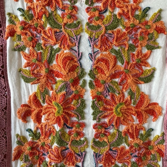 Anthropologie Tiny Embroidered Printed Shell Top - Picture 7 of 12